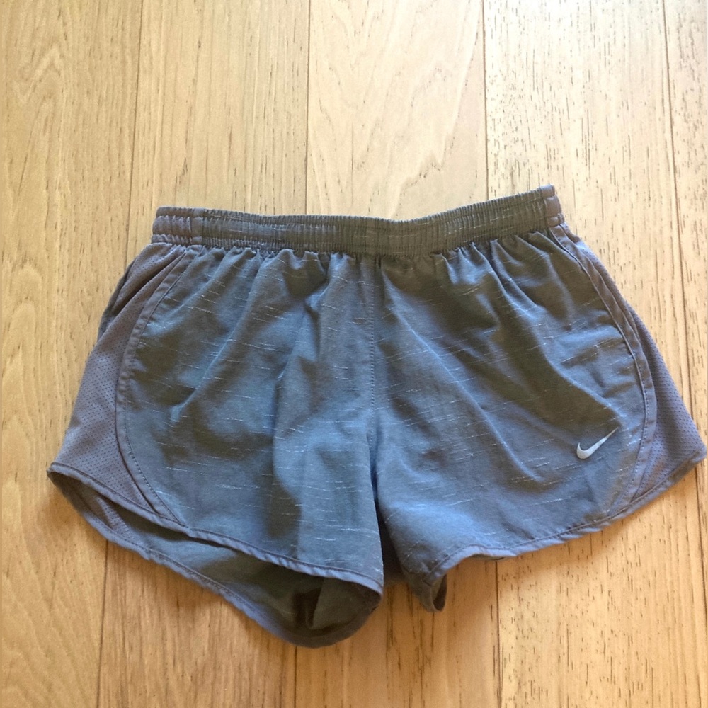 Nike grey and athletic shorts girls/teen size medium